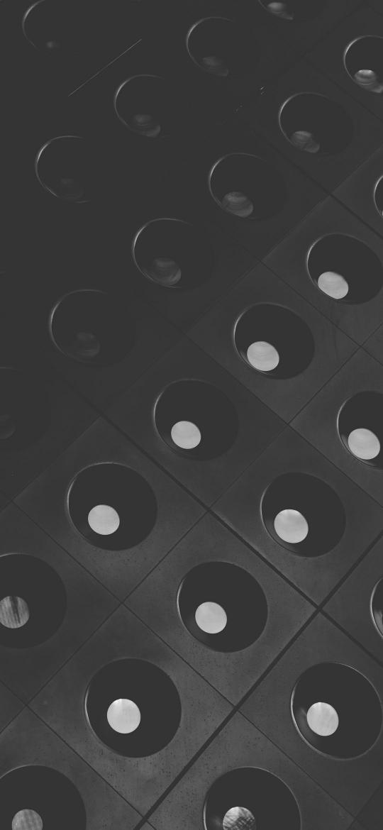 Monochrome Circular Grid - Related Anime Wallpapers wallpaper
