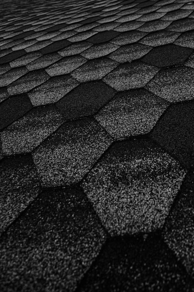 Monochrome Hexagon Texture - Related Dark Wallpapers wallpaper