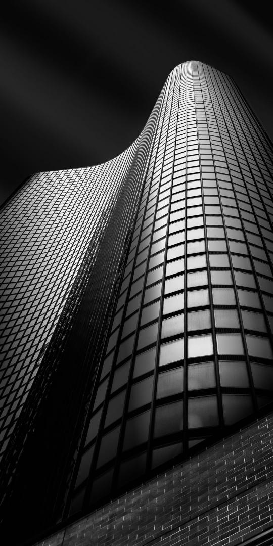 Monochrome Skyscraper Architecture - Related Dark Wallpapers wallpaper
