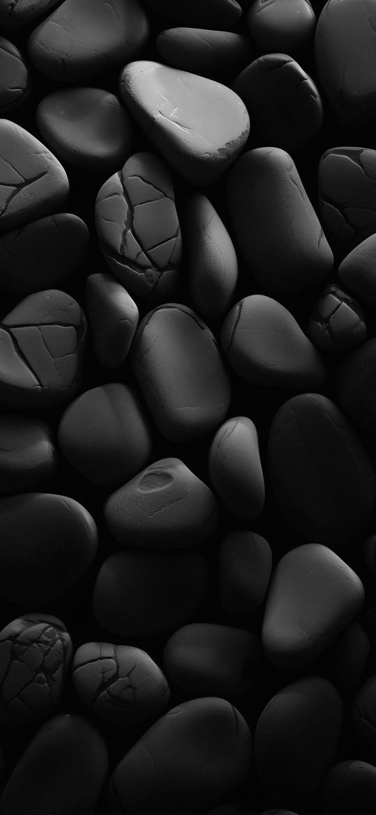 Monochrome Stone Arrangement - Related Dark Wallpapers wallpaper