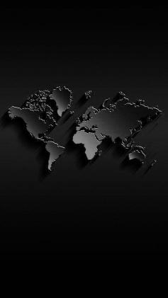 Monochrome World Map - Related Dark Wallpapers wallpaper