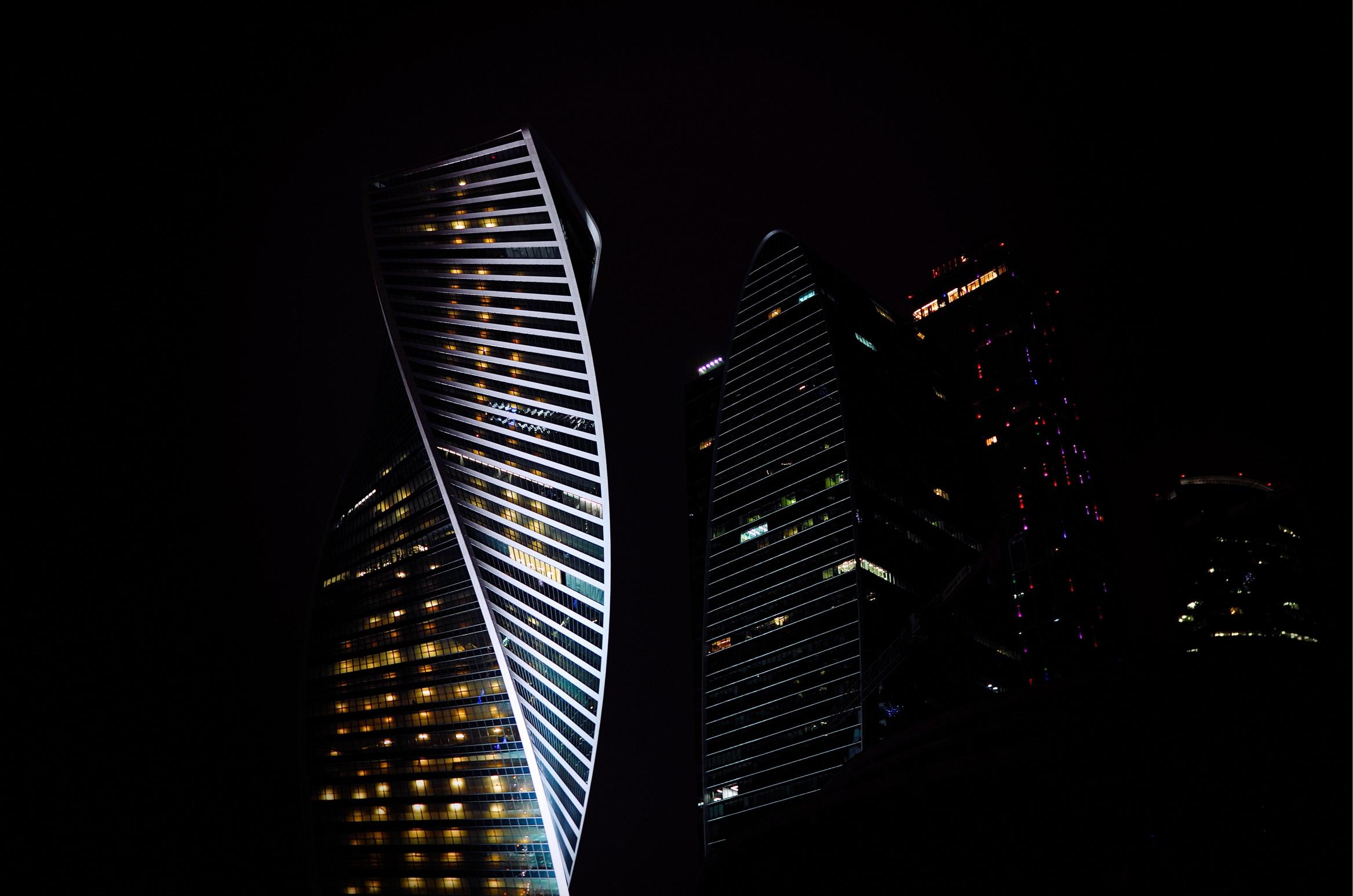 Moscow City at Night - Related Dark Wallpapers wallpaper