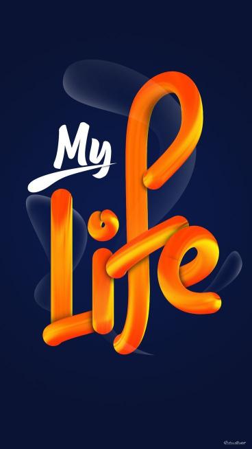 My Life Typography Art