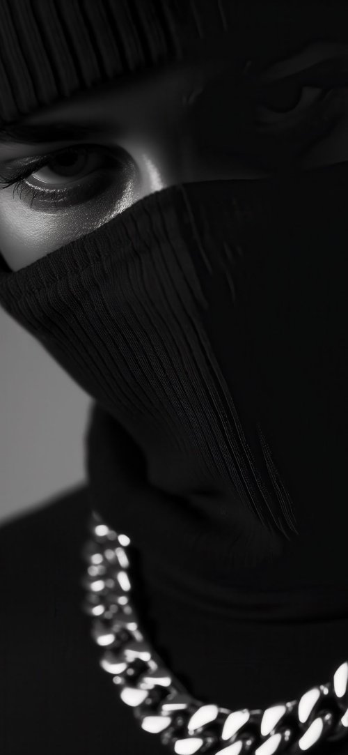 Mysterious Gaze, Bold Chain - Dark Wallpapers Wallpaper
