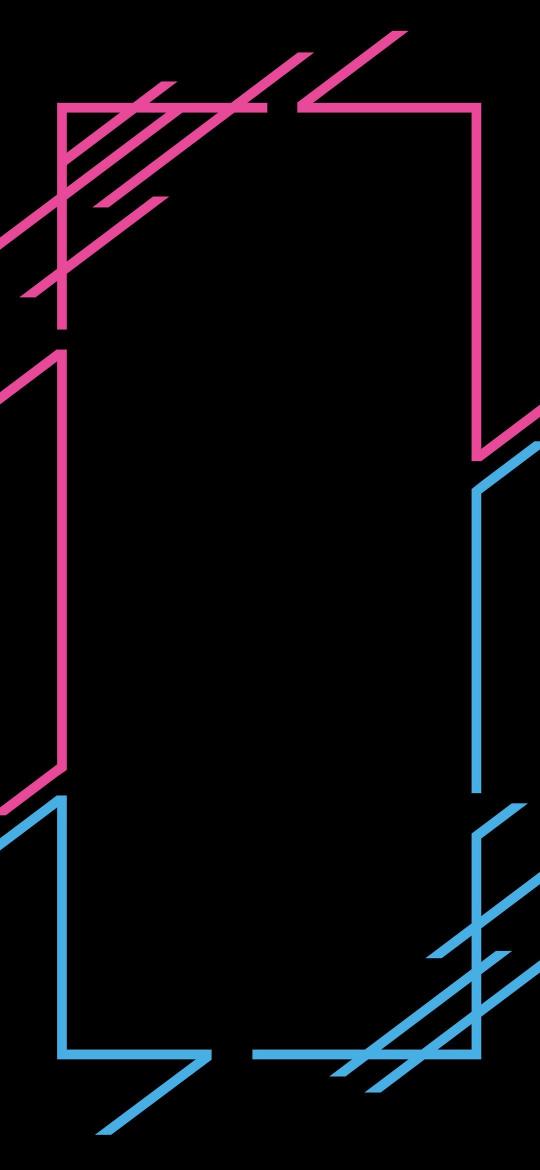 Neon Frame Abstract - Related Dark Wallpapers wallpaper