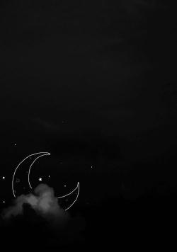 Neon Moon Night - Related Dark Wallpapers wallpaper