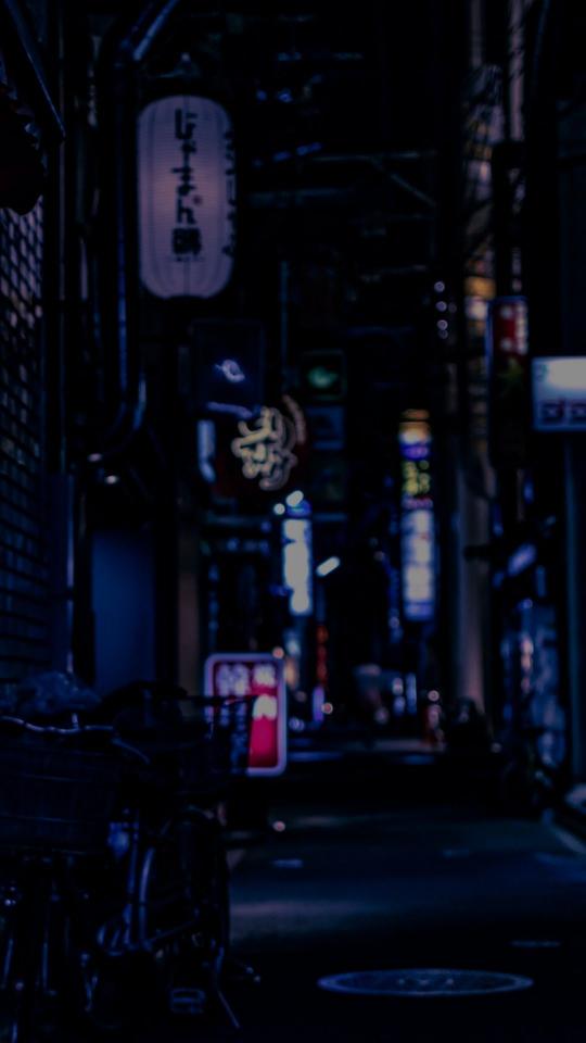 Night Alley in Japan