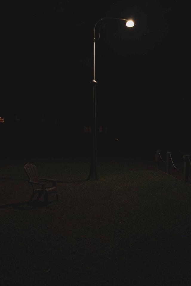 Nighttime Park Serenity