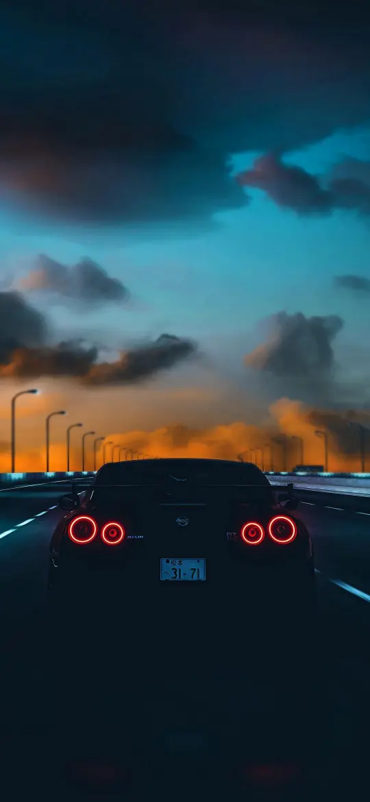 Nissan GTR at Dusk