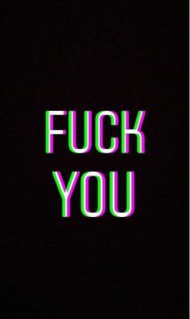 Offensive Neon Text