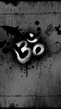 Om Symbol Grunge Art