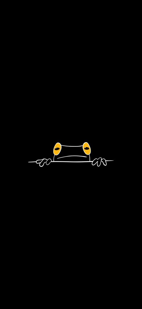 Peeking Frog Illustration - Related Anime Wallpapers wallpaper