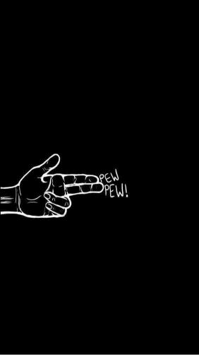 Pew Pew Hand Gesture - Related Ghetto Wallpapers wallpaper