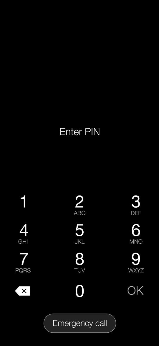 Phone PIN Screen - Related Dark Wallpapers wallpaper