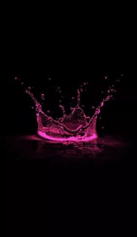 Pink Water Splash - Related Dark Wallpapers wallpaper