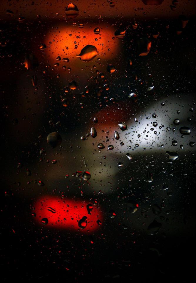 Raindrops and City Lights - Related Dark Wallpapers wallpaper