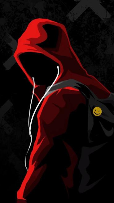 Red Hooded Figure