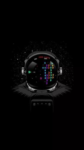 Retro Space Game Helmet