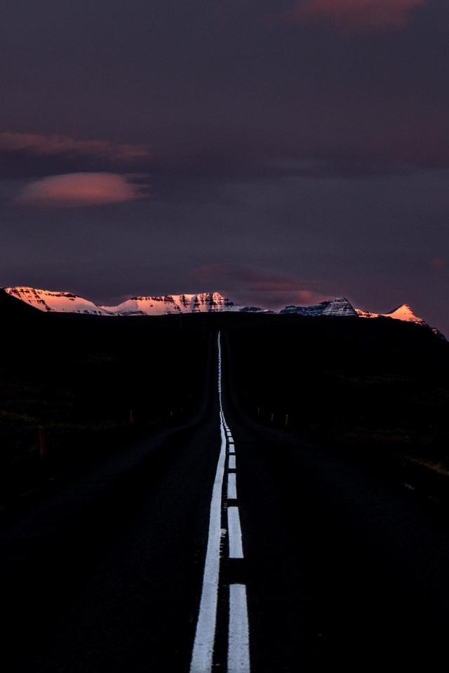 Road to Snowy Peaks