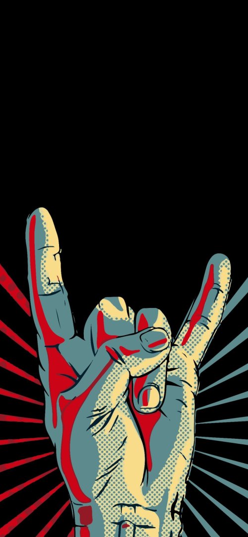 Rock On Hand Gesture