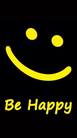 Simple Smiley Be Happy - Related Dark Wallpapers wallpaper