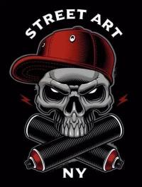 Skull Street Art NY