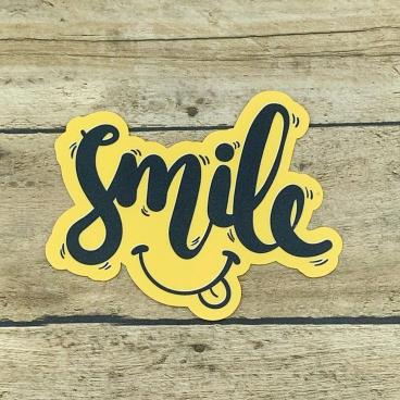 Smiling Face Typography