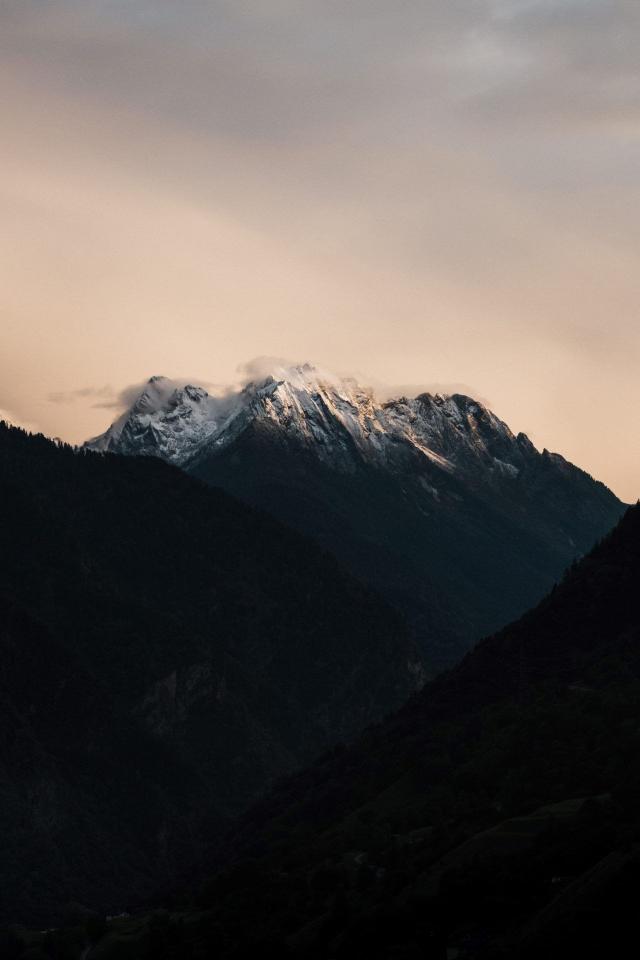 Snowy Mountain Peak
