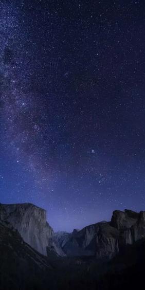Starry Mountain Nightscape - Related Dope Wallpapers wallpaper
