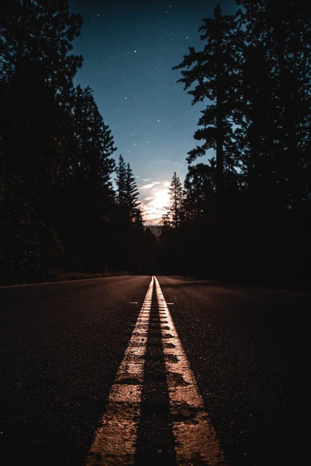Starry Road Nightscape