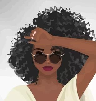 Stylish Afro Girl - Related Ghetto Wallpapers wallpaper