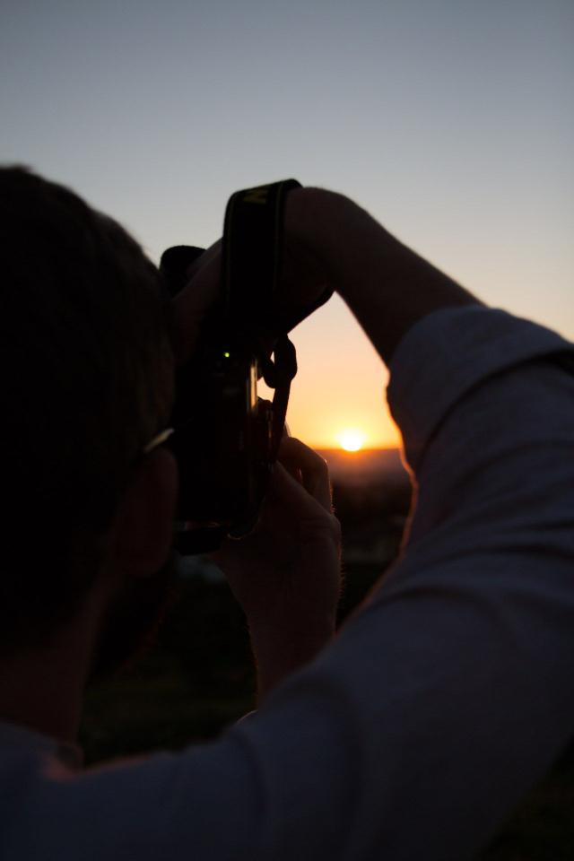 Sunset Photographer Silhouette