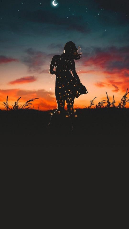 Sunset Silhouette Dreamscape - Related 4K Wallpapers wallpaper