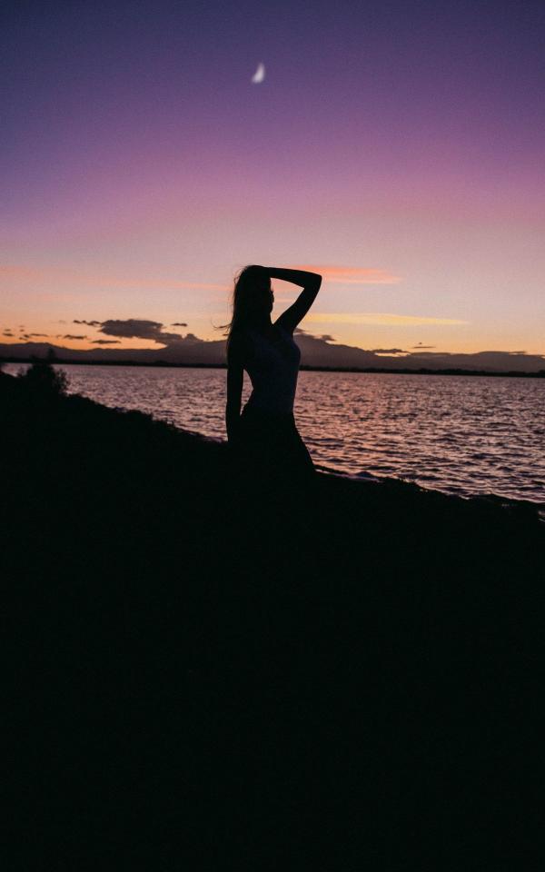 Sunset Silhouette Serenity