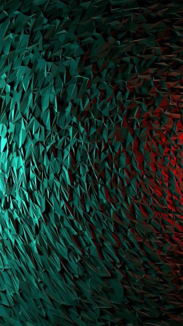Teal and Red Shards - Related 4K Wallpapers wallpaper