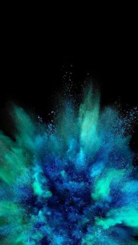 Teal Blue Explosion - Related 4K Wallpapers wallpaper