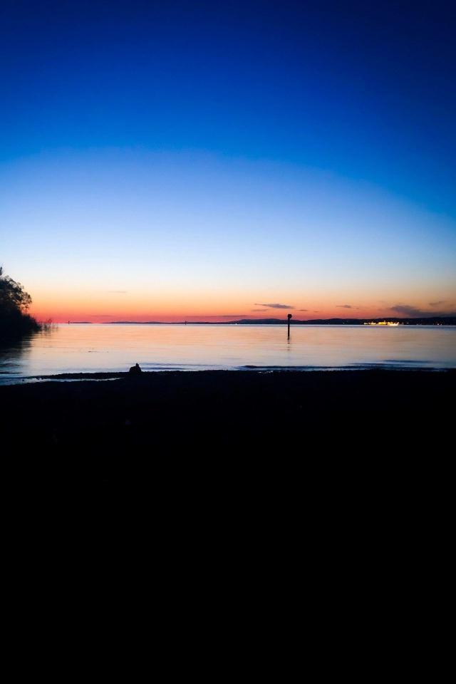Tranquil Lake Sunset