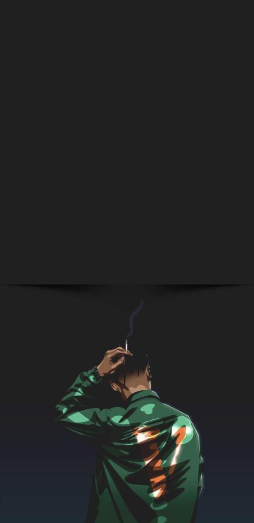 Travis Scott Smokes