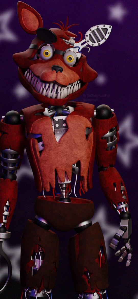 Withered Foxy Animatronic