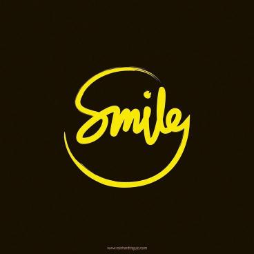 Yellow Smile Typography