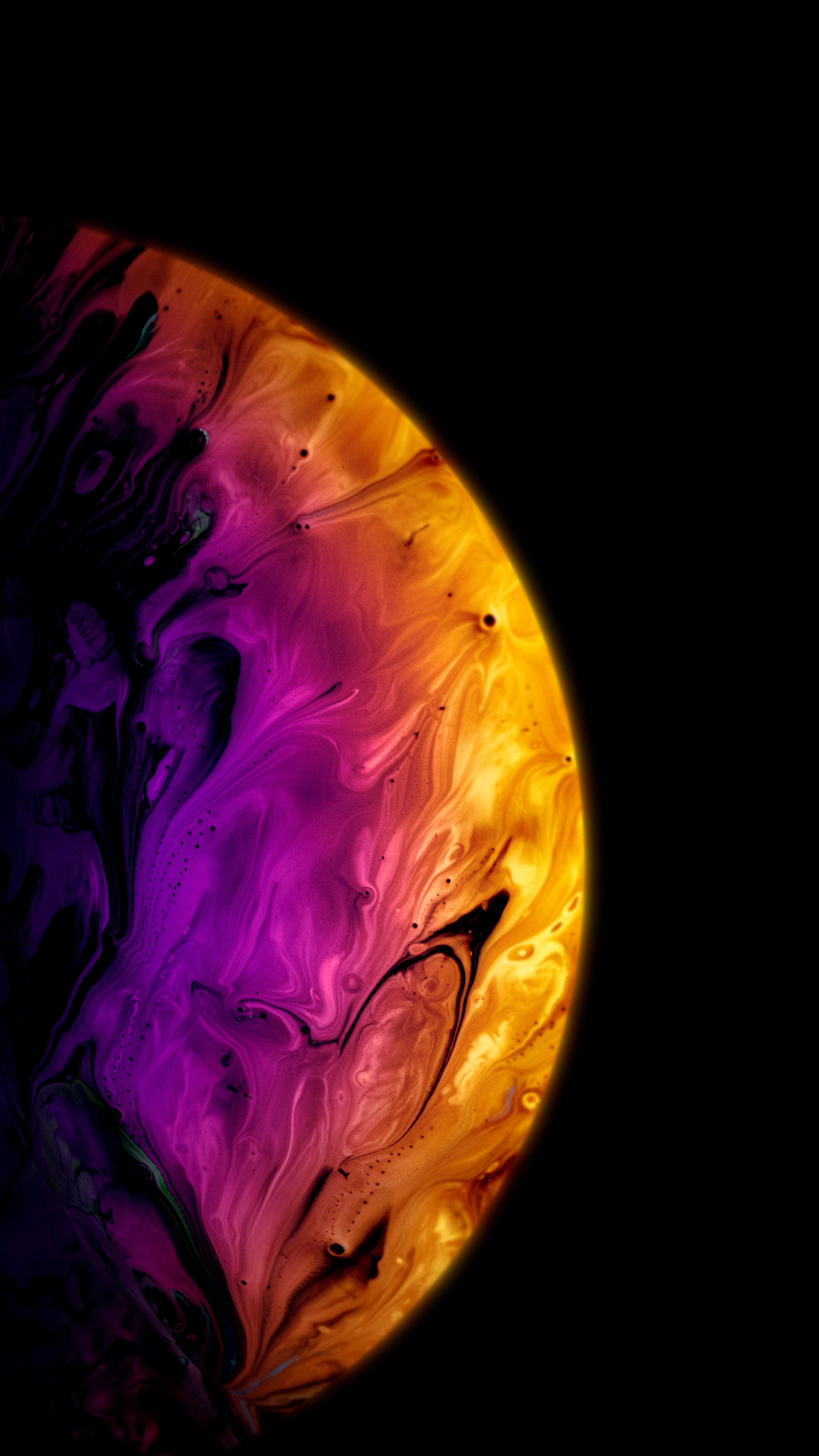 Abstract Liquid Swirl - amoled wallpaper for Darkify