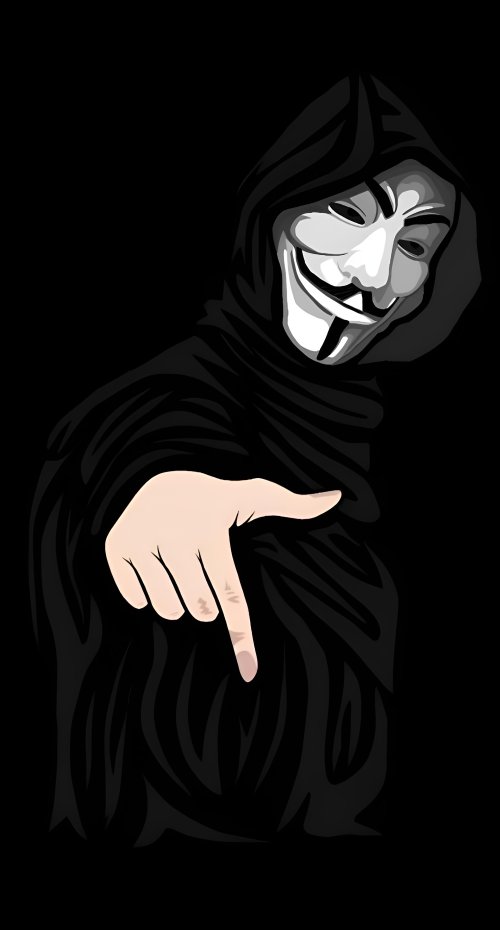 Anonymous Hacker Pointing Finger - Related Ghetto Wallpapers wallpaper