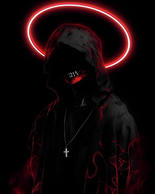 Neon Halo Dark Reaper - Related Darkify wallpaper