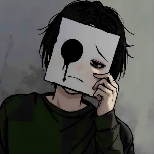 Sad Anime Mask Boy - Related Ghetto Wallpapers wallpaper
