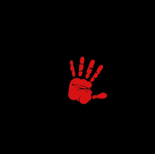 Minimalist Red Handprint - Related Ghetto Wallpapers wallpaper