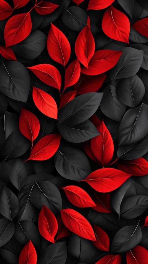 Red and Black Leaves - Related Ghetto Wallpapers wallpaper