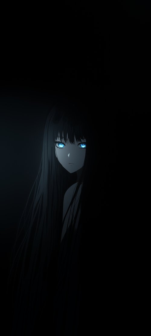 Glowing Blue Anime Eyes - Related Ghetto Wallpapers wallpaper
