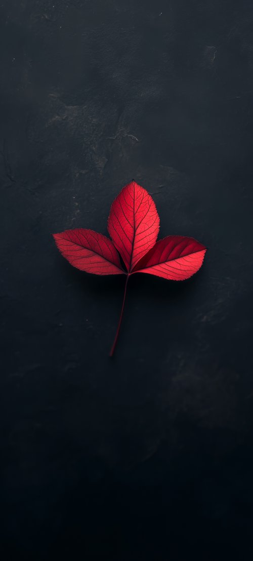 Vibrant Red Leaf - leaf Wallpaper