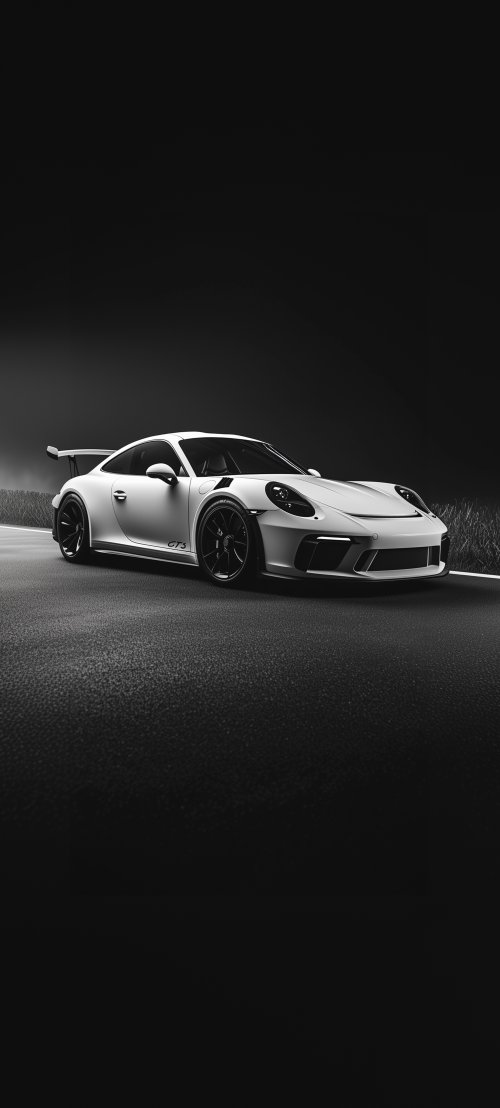Monochrome Porsche GTS Wallpaper - Related StockWalls wallpaper