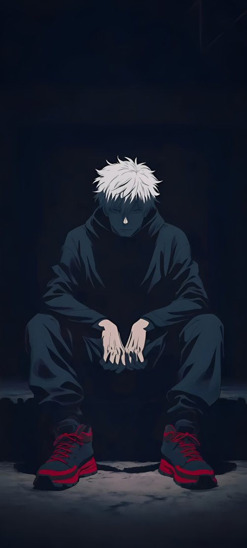 Satoru Gojo Dark Mood - Related Ghetto Wallpapers wallpaper
